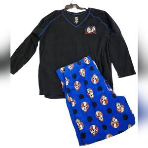 The Wonderful World of Disney 2-piece fleece‎ Christmas pajamas Sz 2X